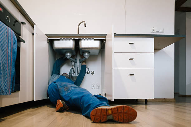 Professional Drain Cleaning technician working in Port Sanilac, MI